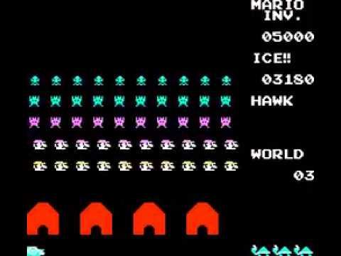 Bild från Space Invaders