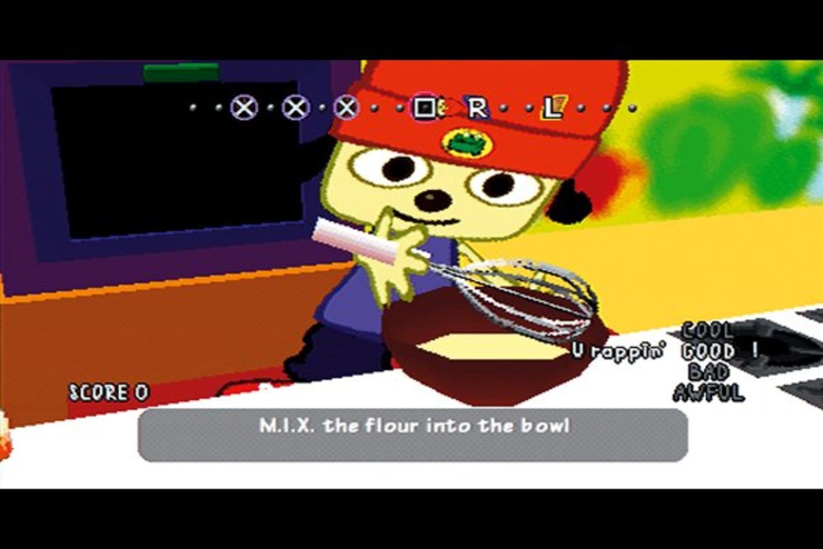 Bild från PaRappa the Rapper