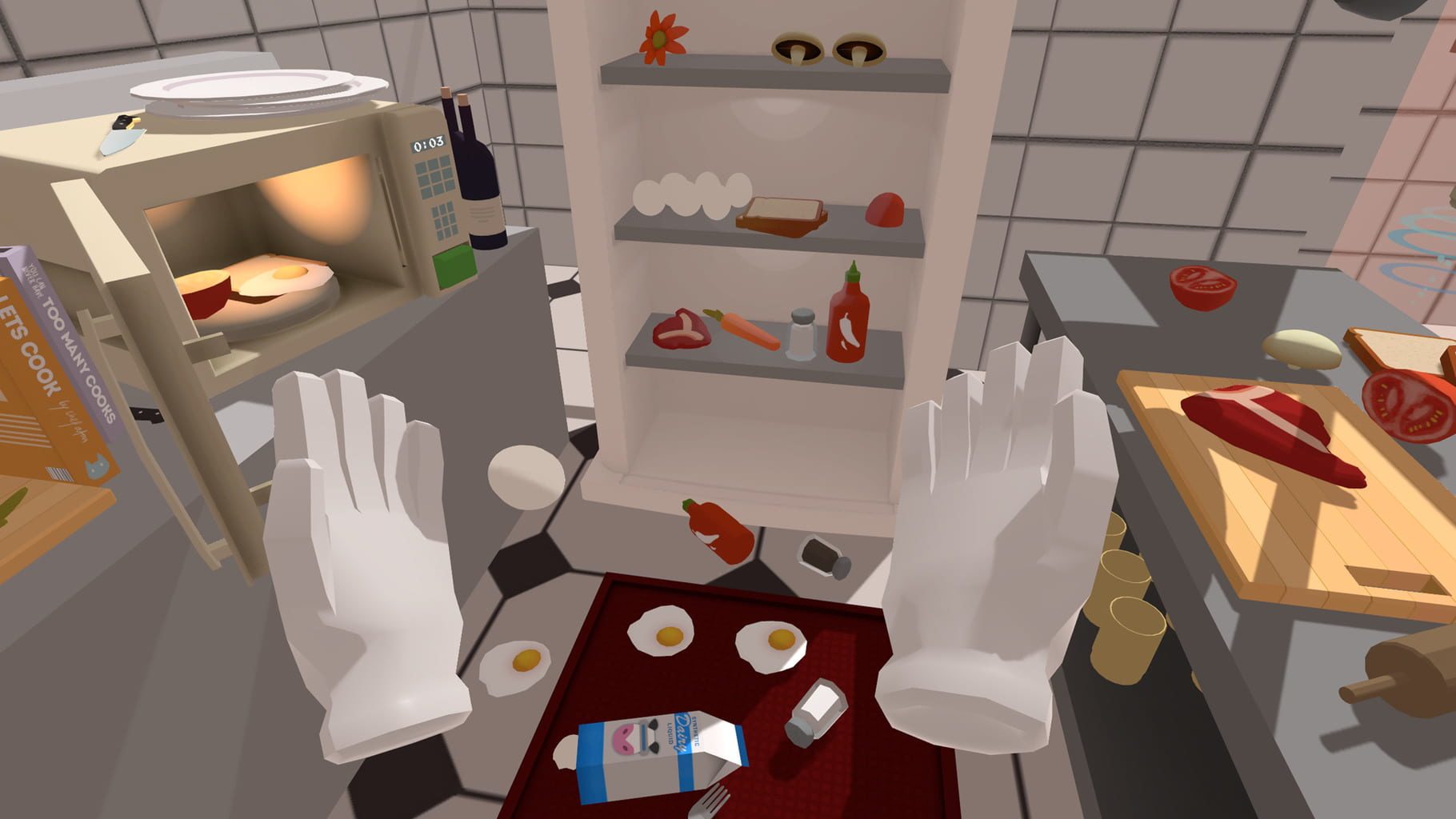 Bild från Job Simulator: The 2050 Archives