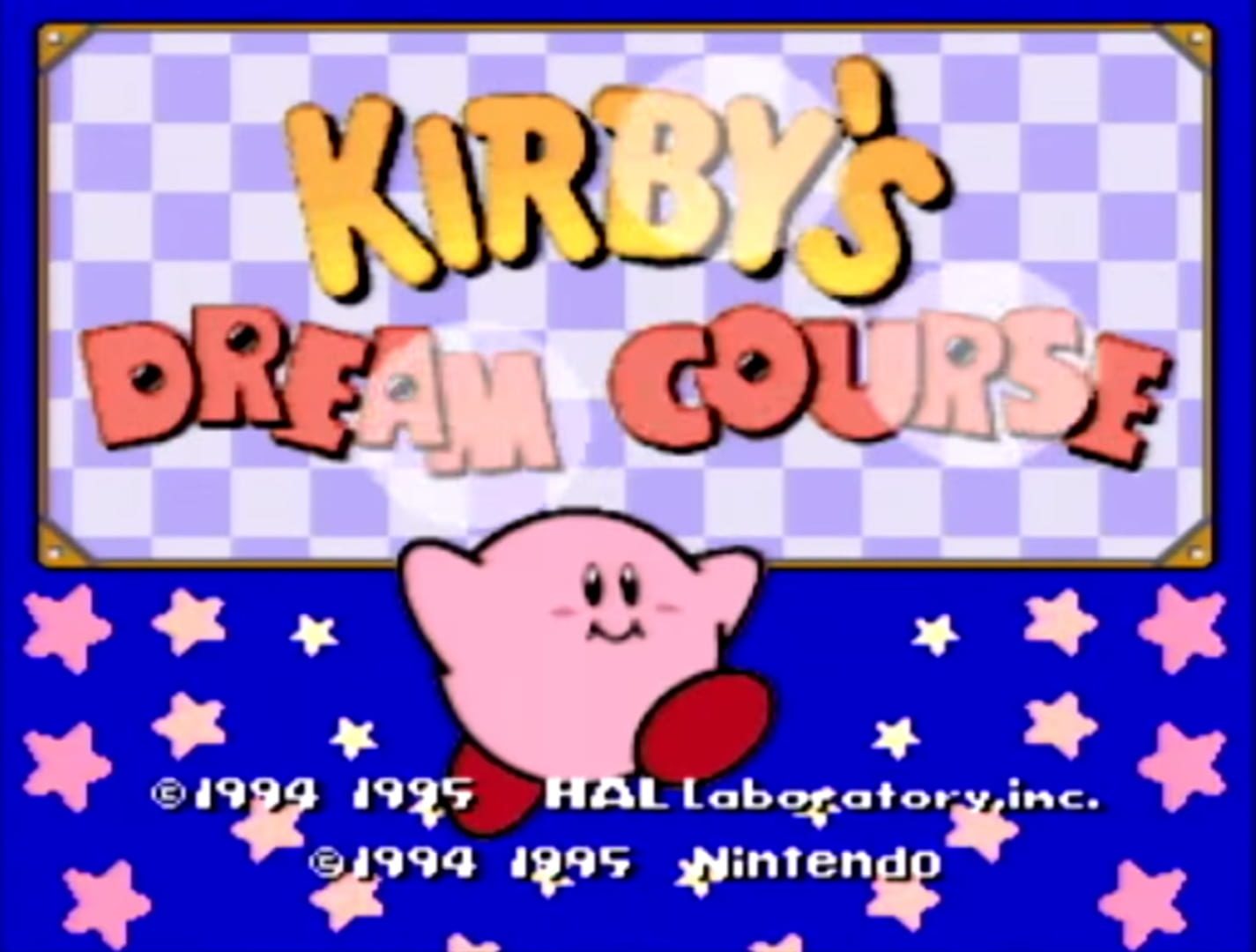 Bild från Kirby’s Dream Course