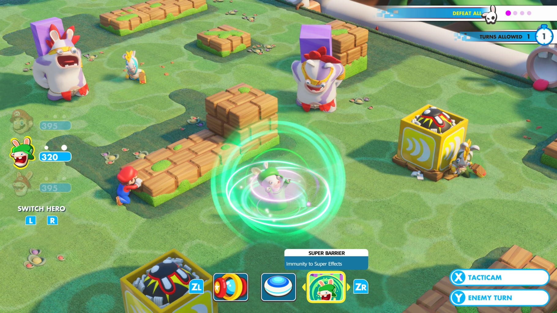 Bild från Mario + Rabbids Kingdom Battle