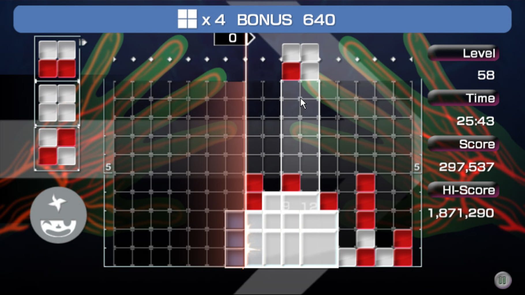 Bild från Lumines