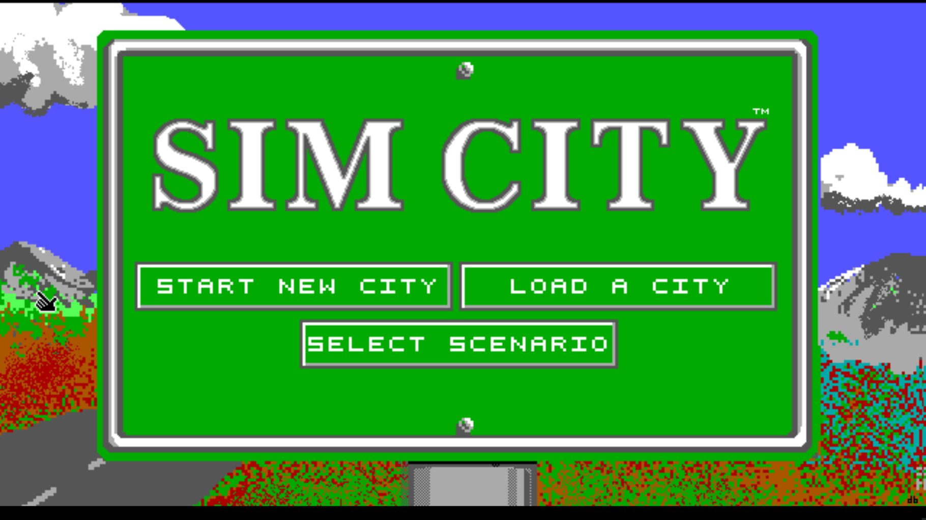 Bild från SimCity