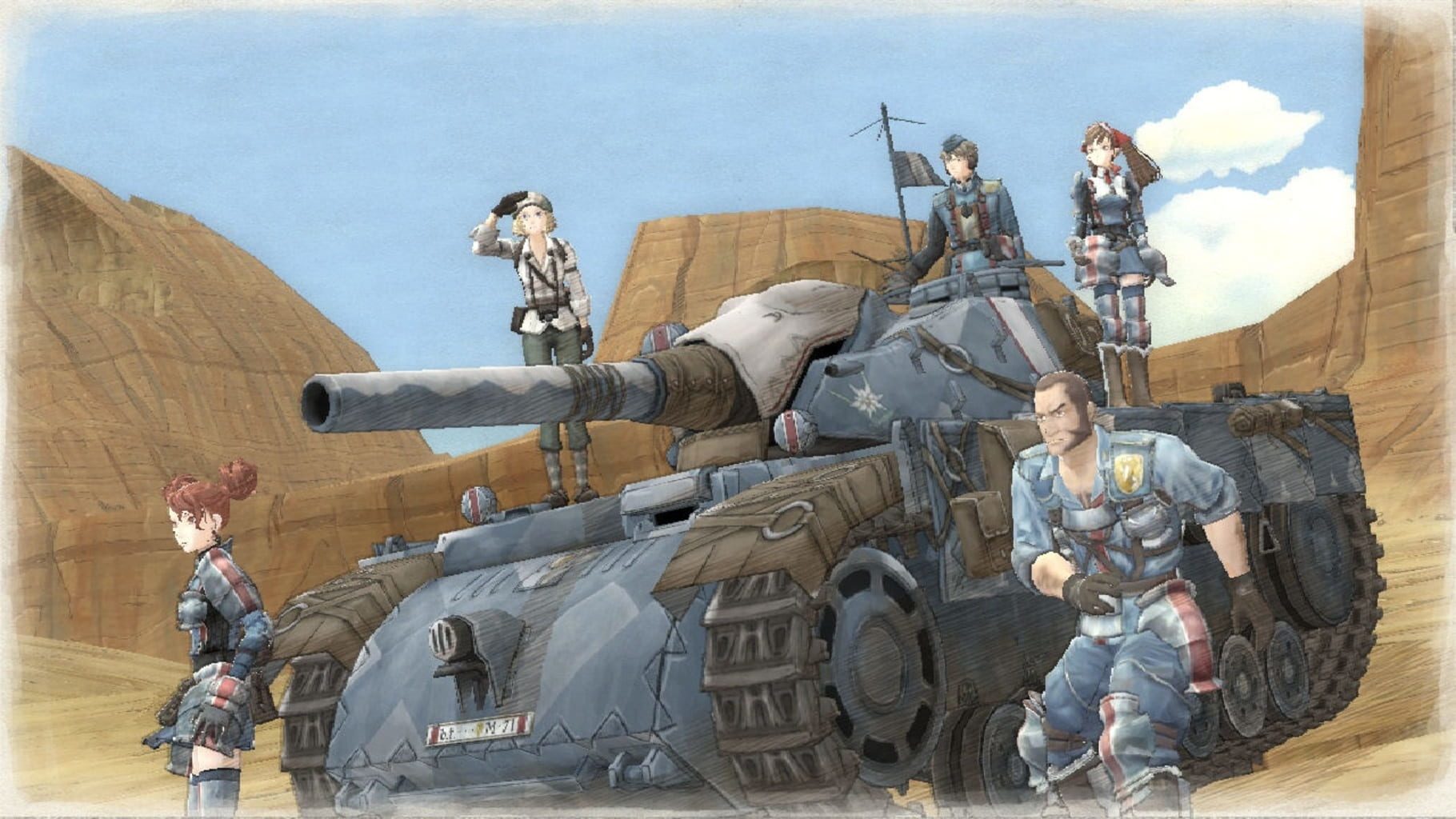 Bild från Valkyria Chronicles