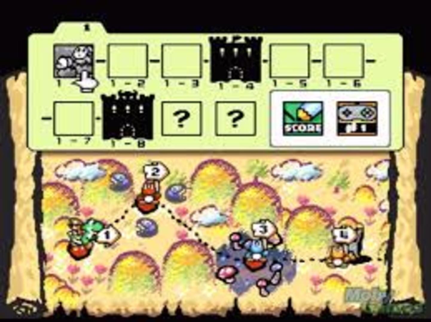 Bild från Super Mario World 2: Yoshi’s Island