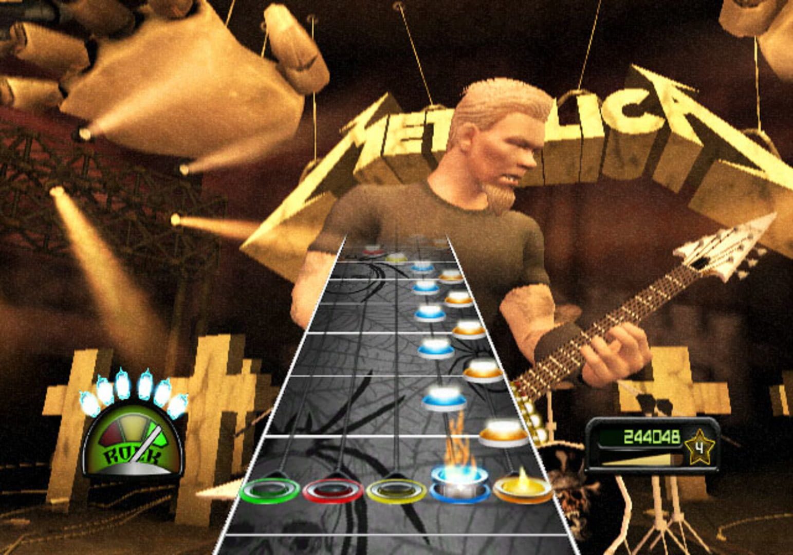 Bild från Guitar Hero: Metallica