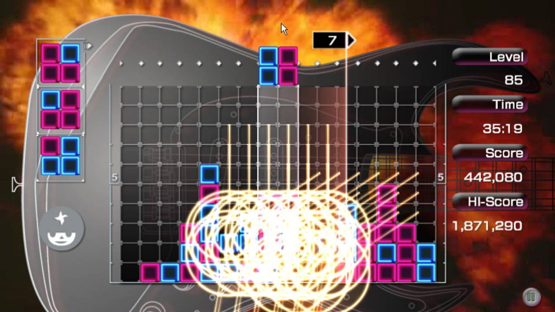 Bild från Lumines