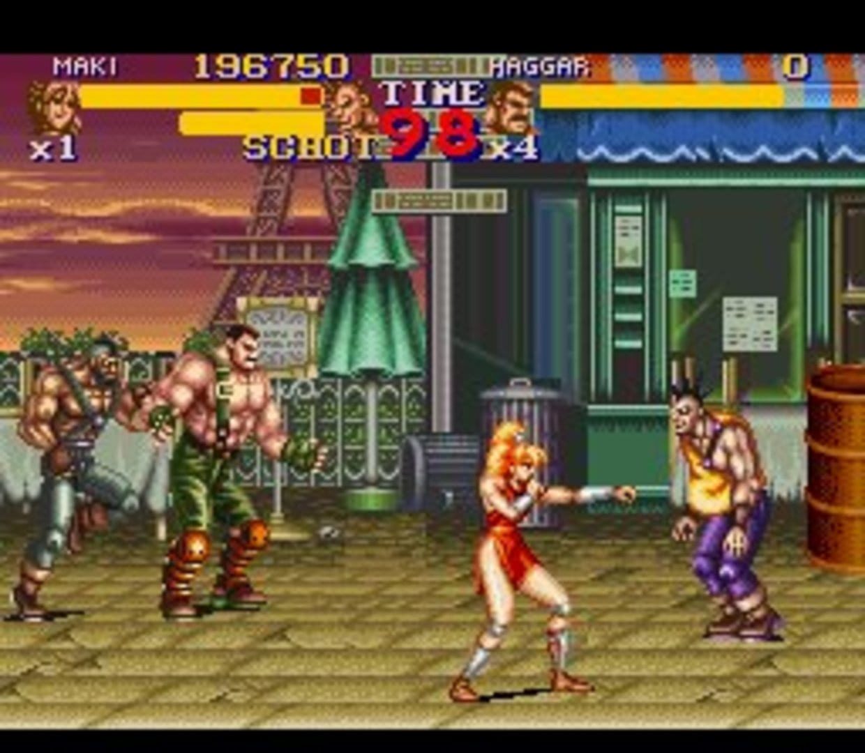 Bild från Final Fight 2