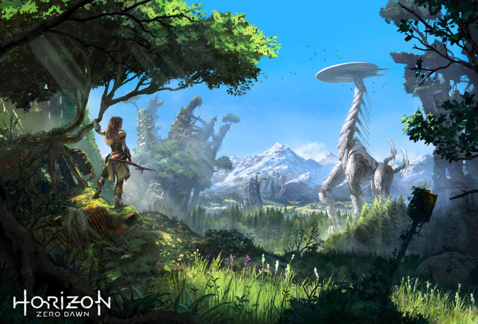 Bild från Horizon Zero Dawn