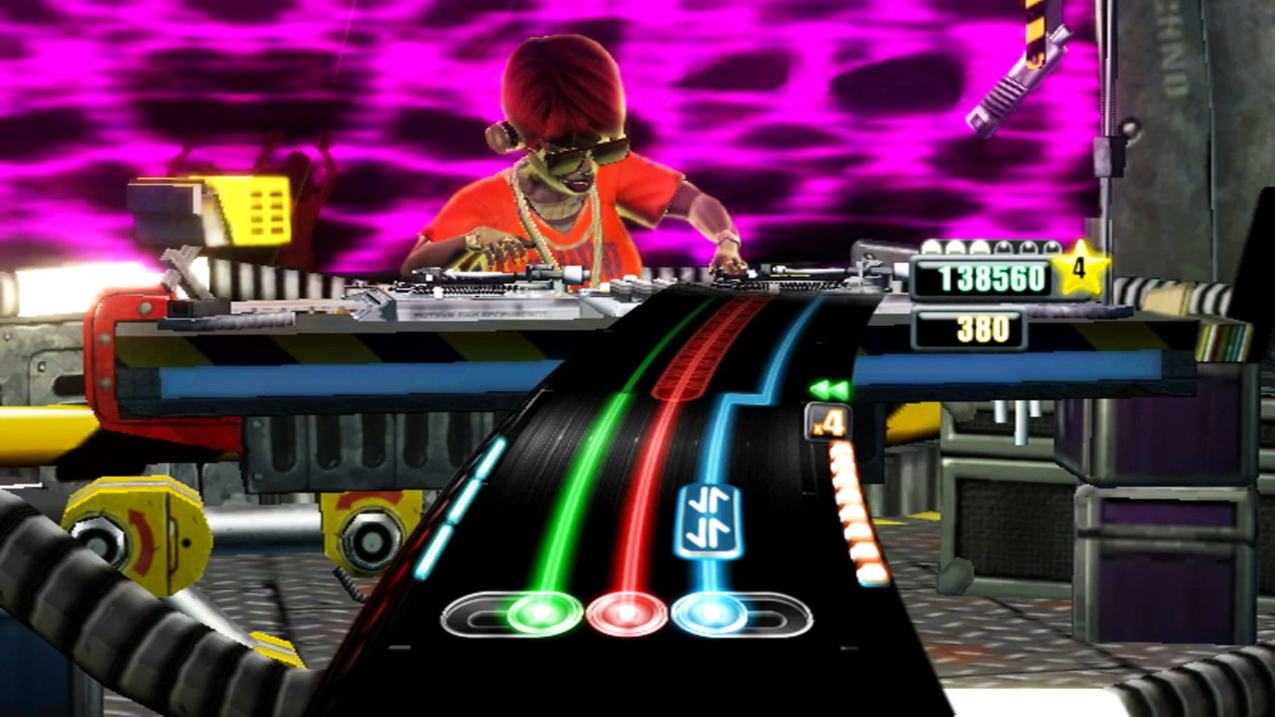 Bild från DJ Hero