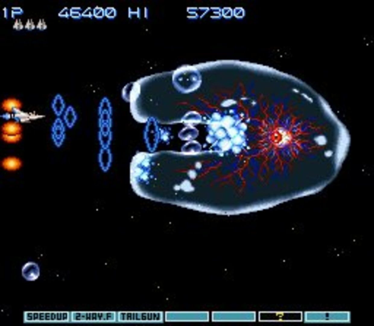 Bild från Gradius III