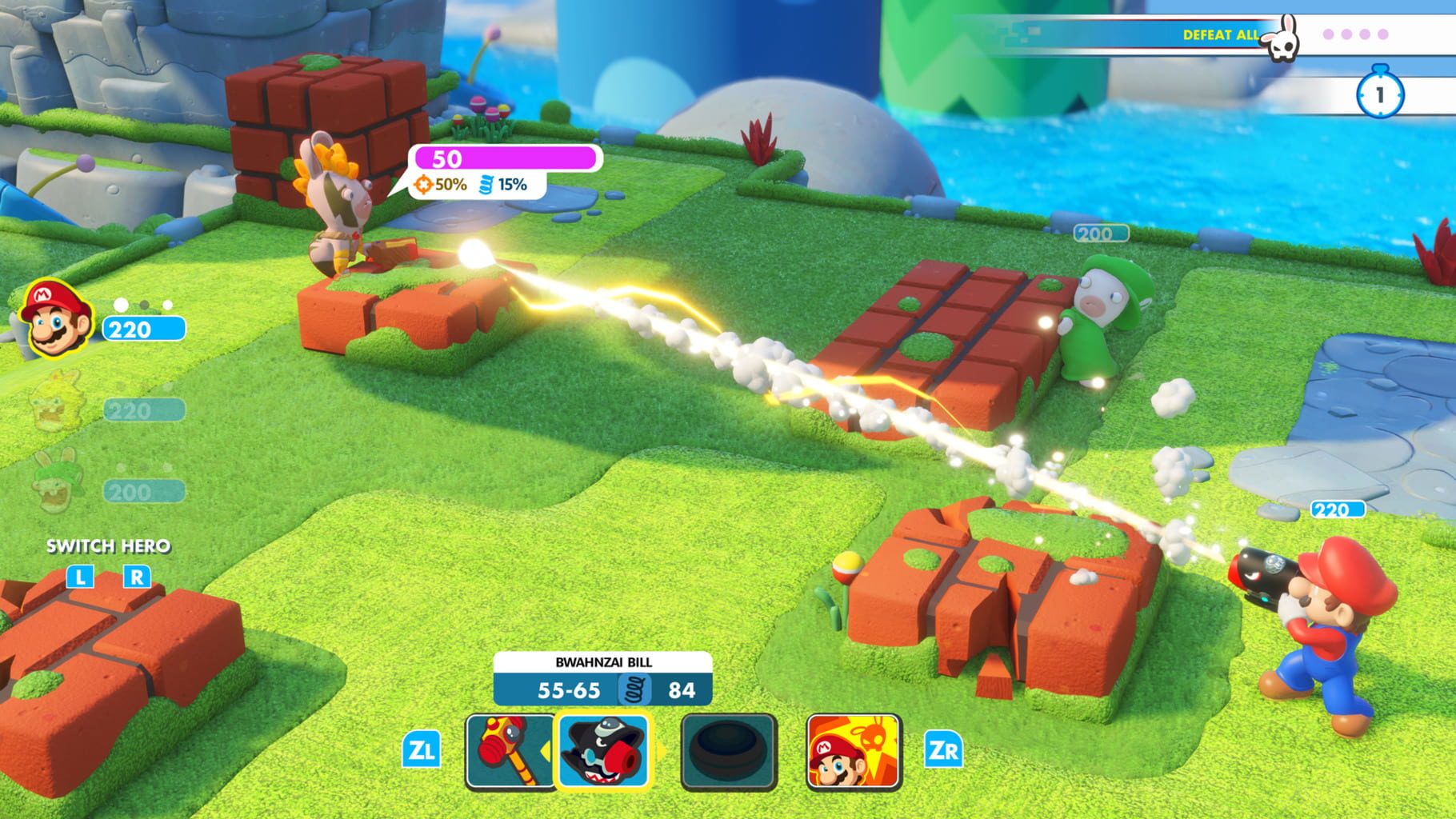 Bild från Mario + Rabbids Kingdom Battle