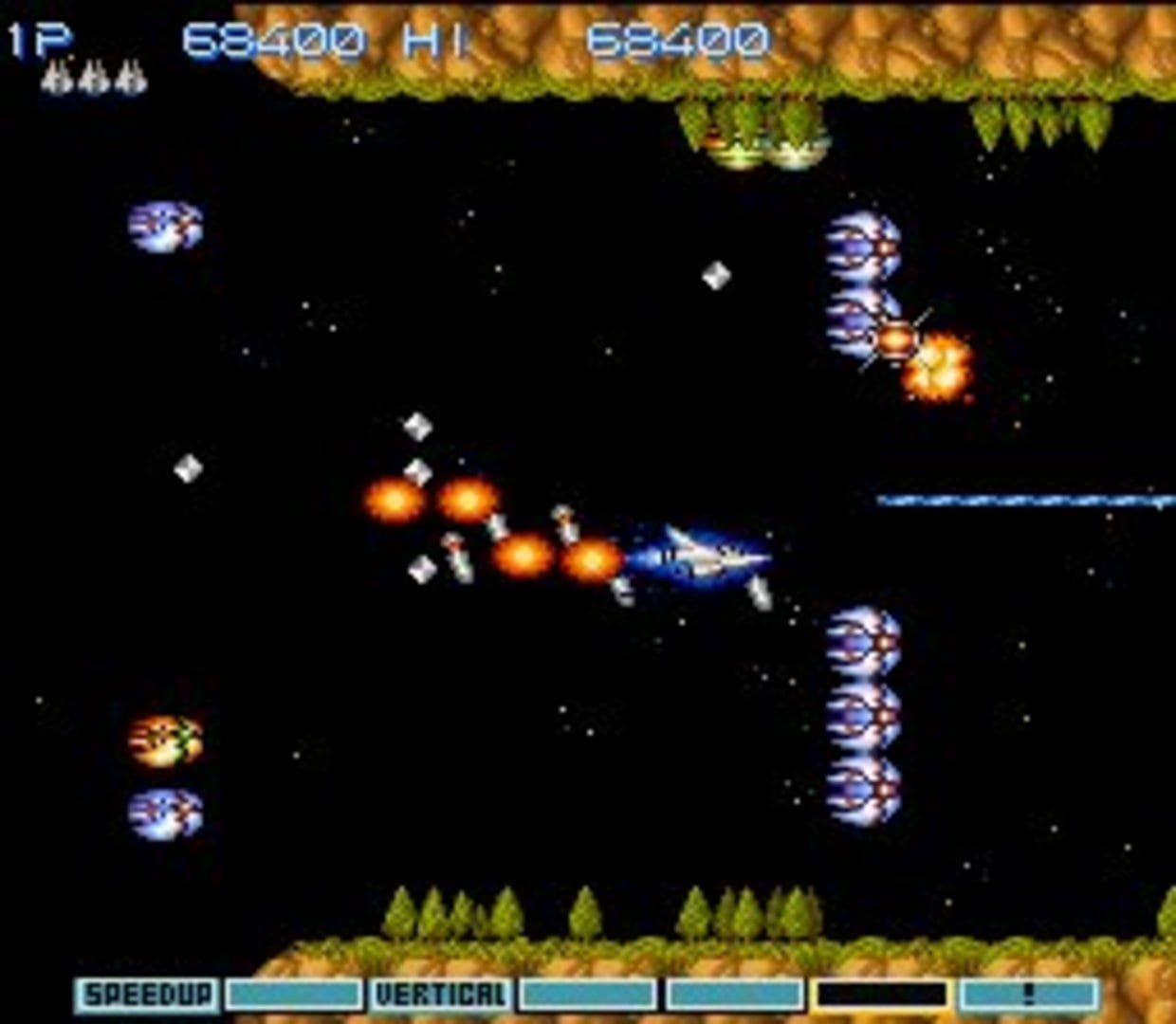 Bild från Gradius III