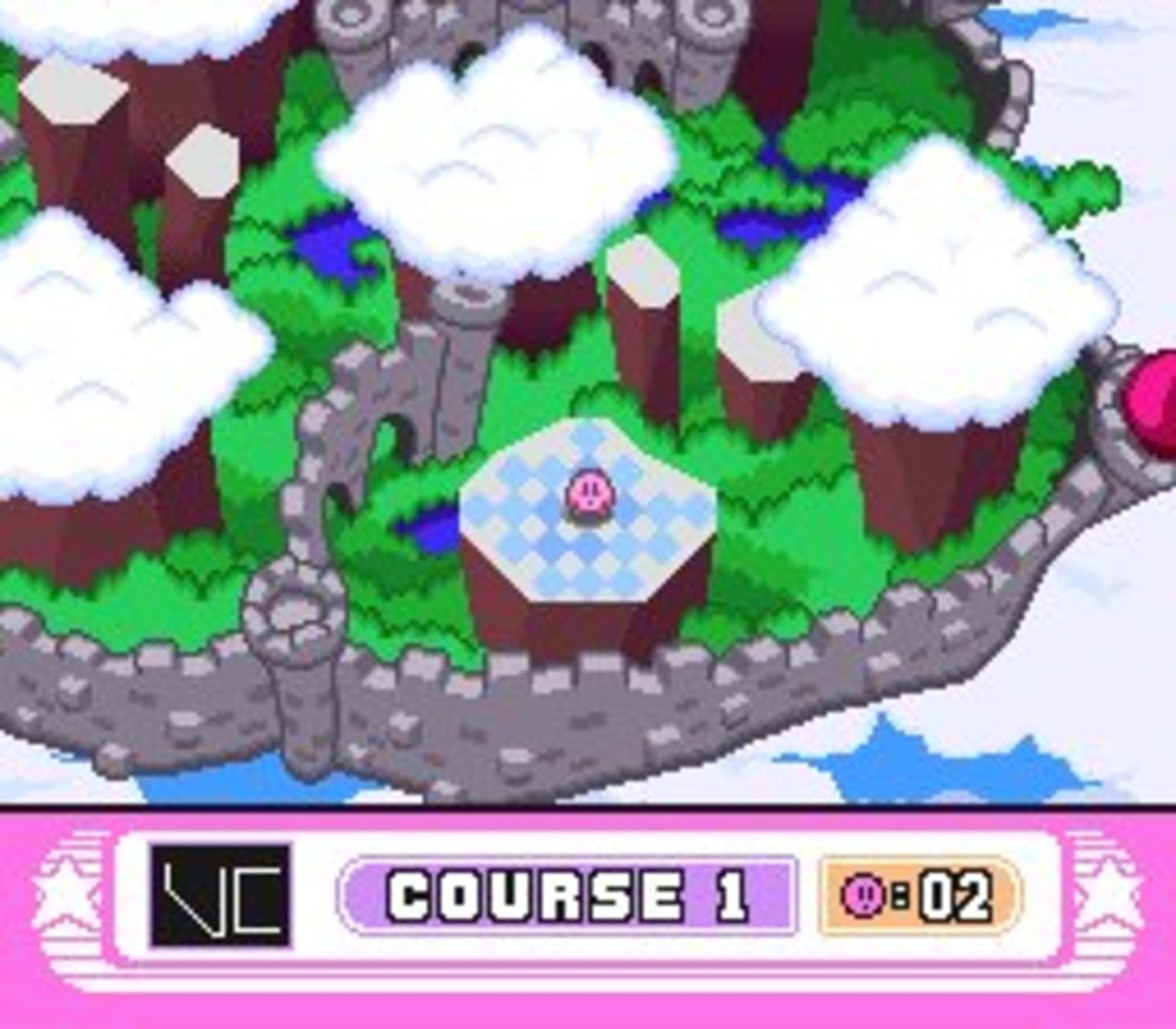 Bild från Kirby’s Dream Course