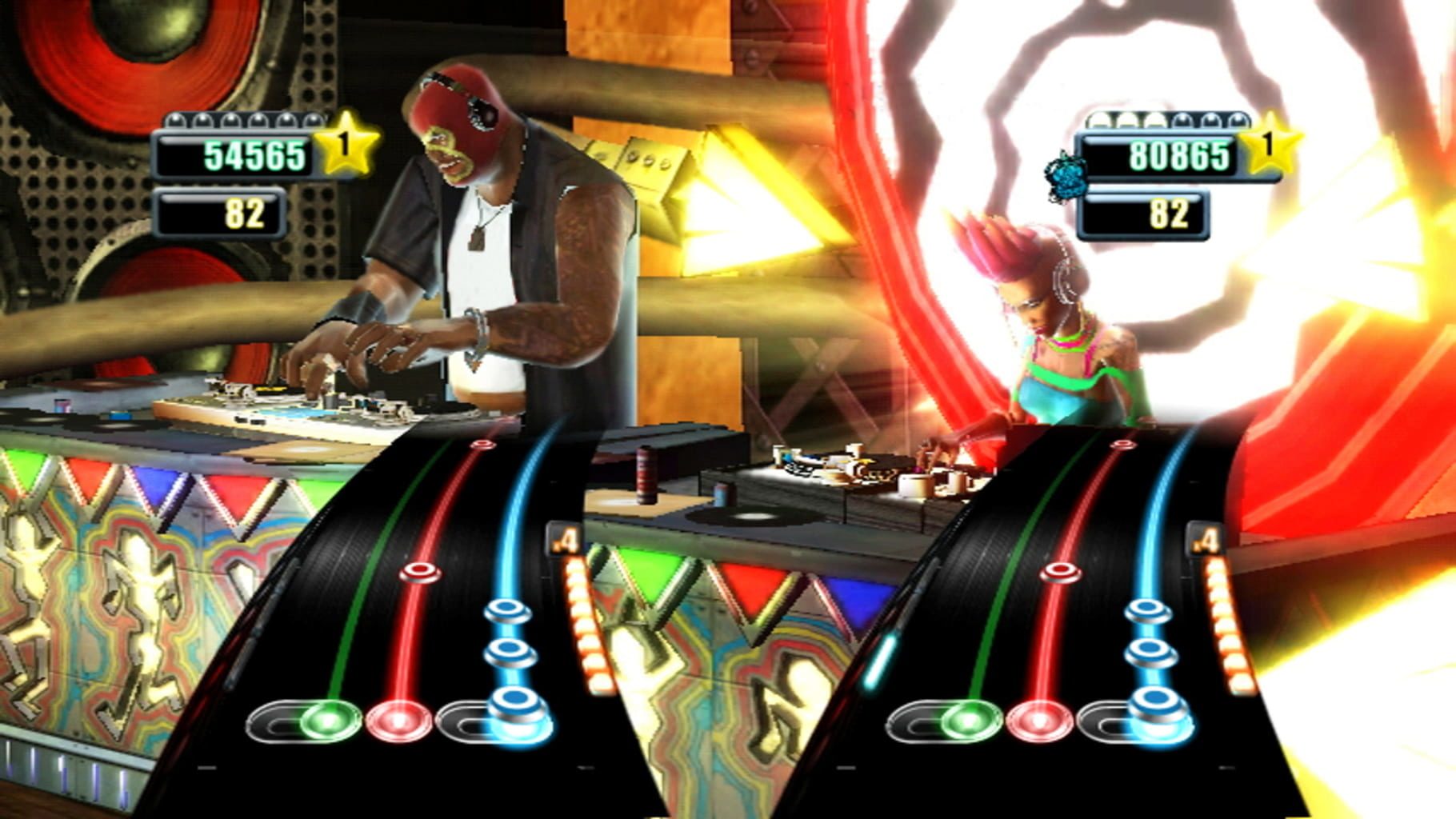 Bild från DJ Hero