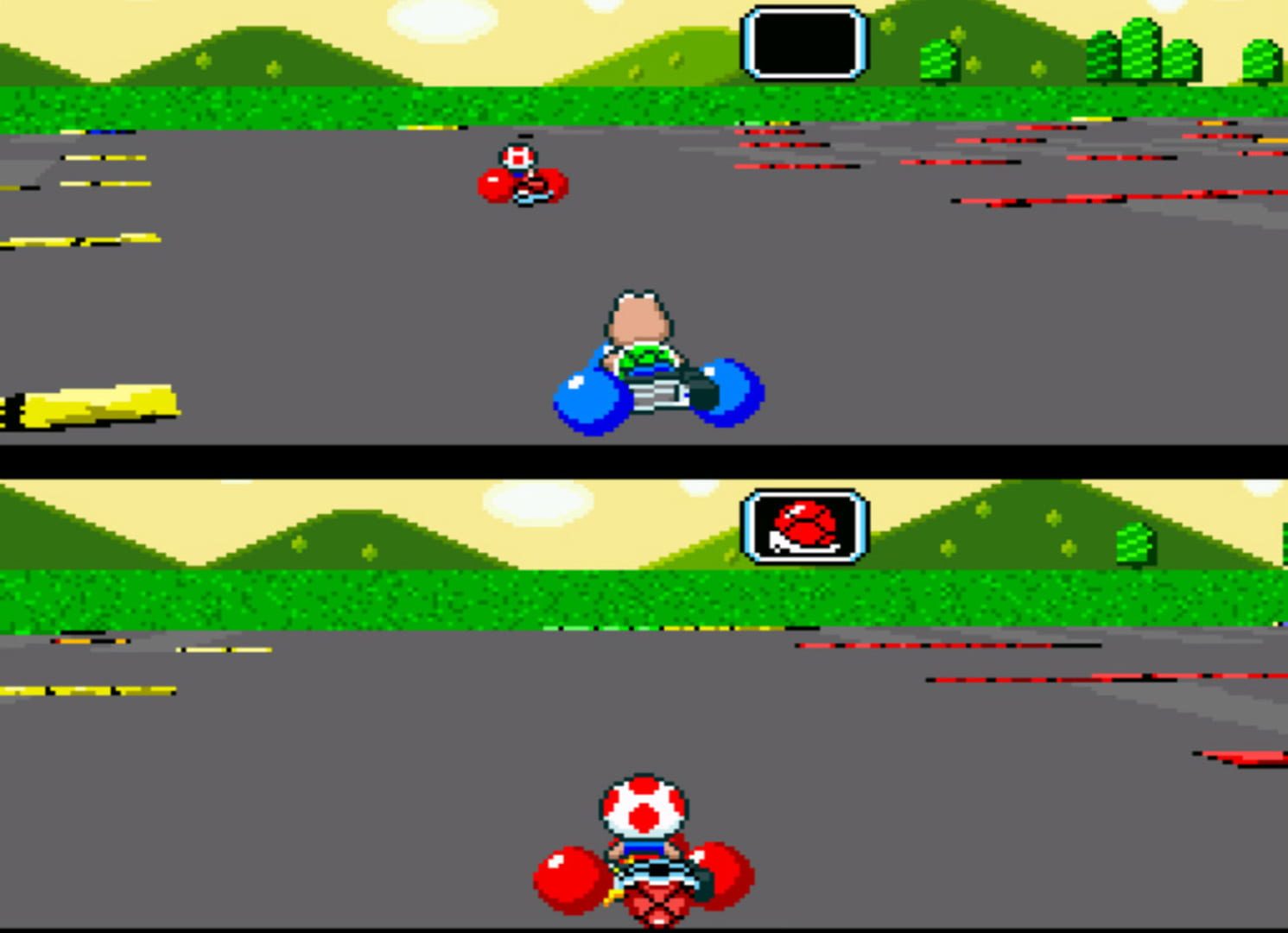 Bild från Super Mario Kart