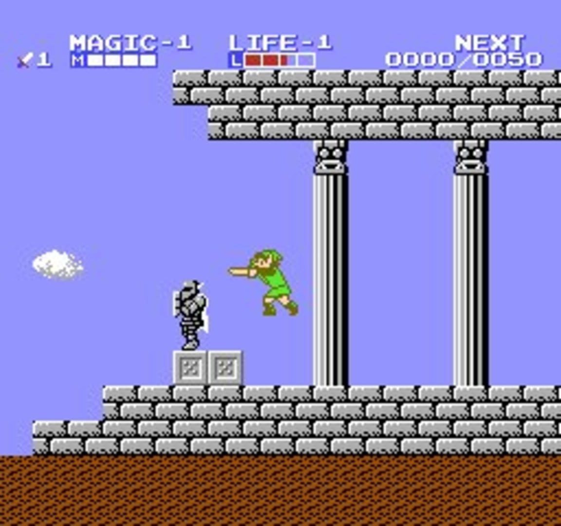 Bild från Zelda II: The Adventure of Link