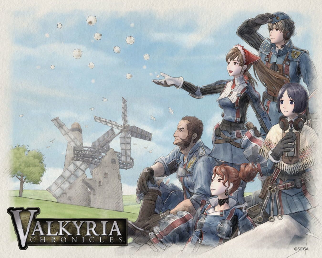 Bild från Valkyria Chronicles