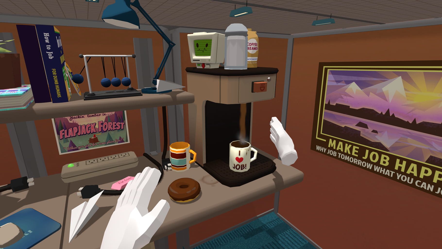 Bild från Job Simulator: The 2050 Archives