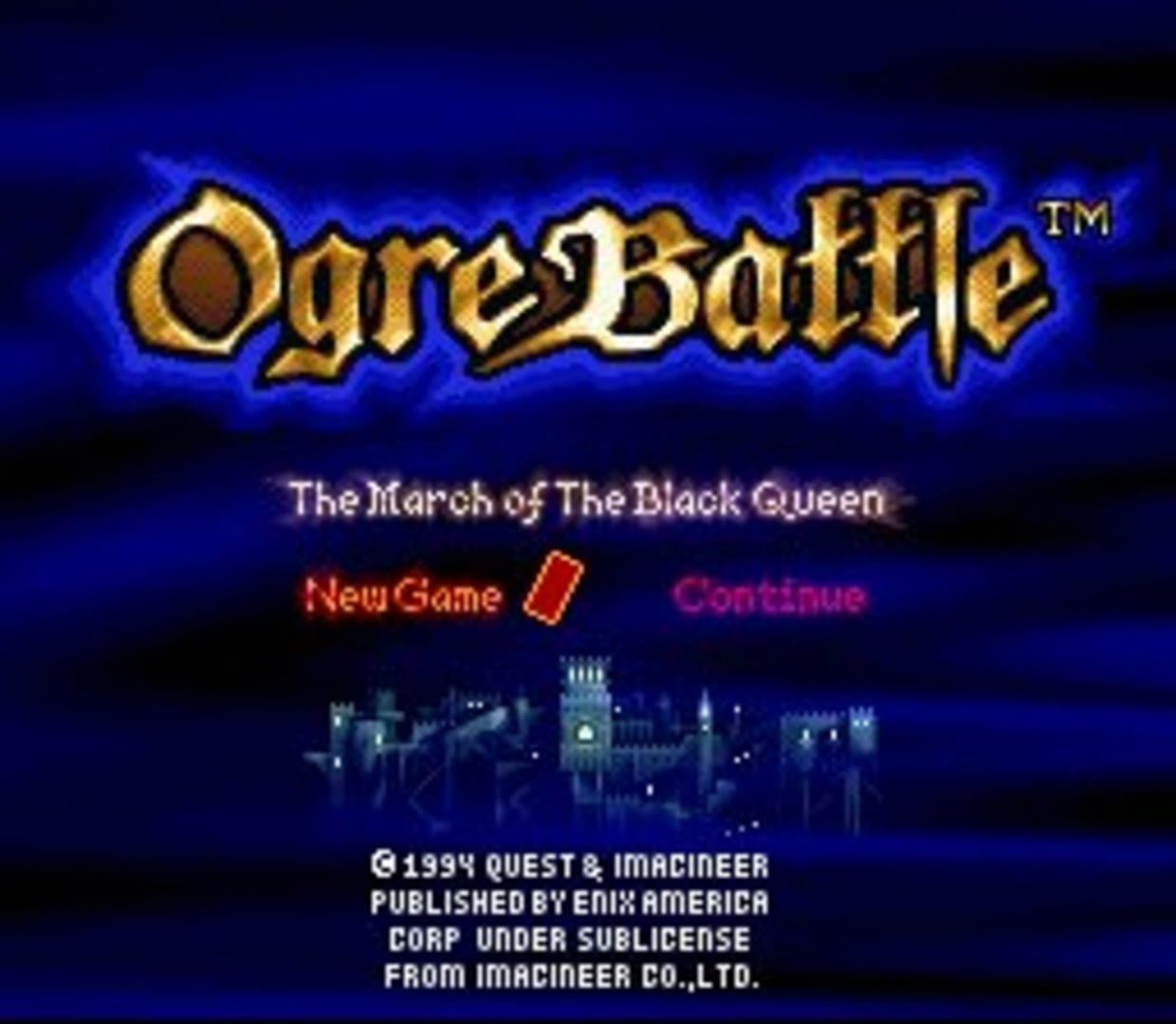 Bild från Ogre Battle: The March of the Black Queen