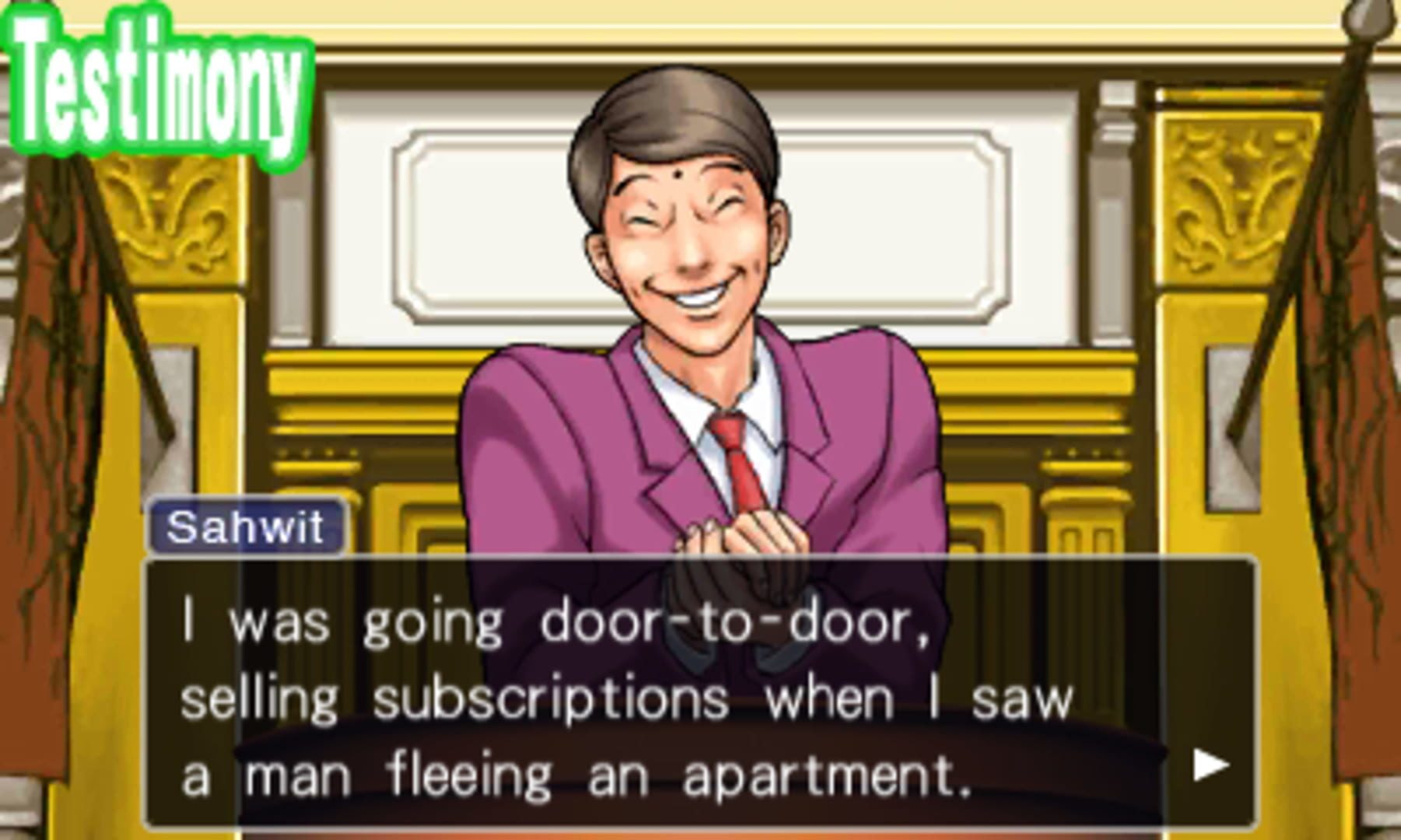 Bild från Phoenix Wright: Ace Attorney Trilogy