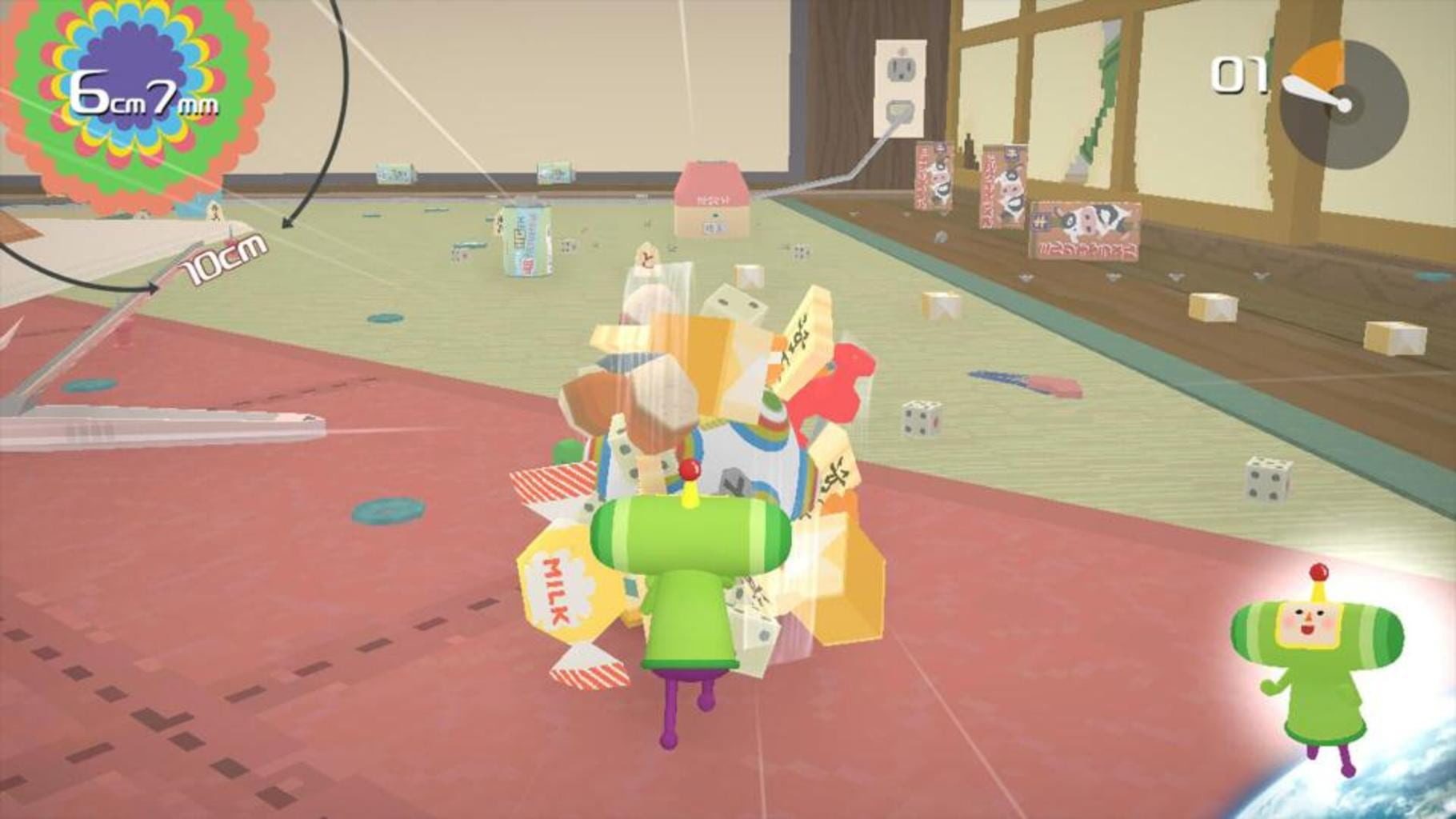 Bild från Katamari Damacy REROLL