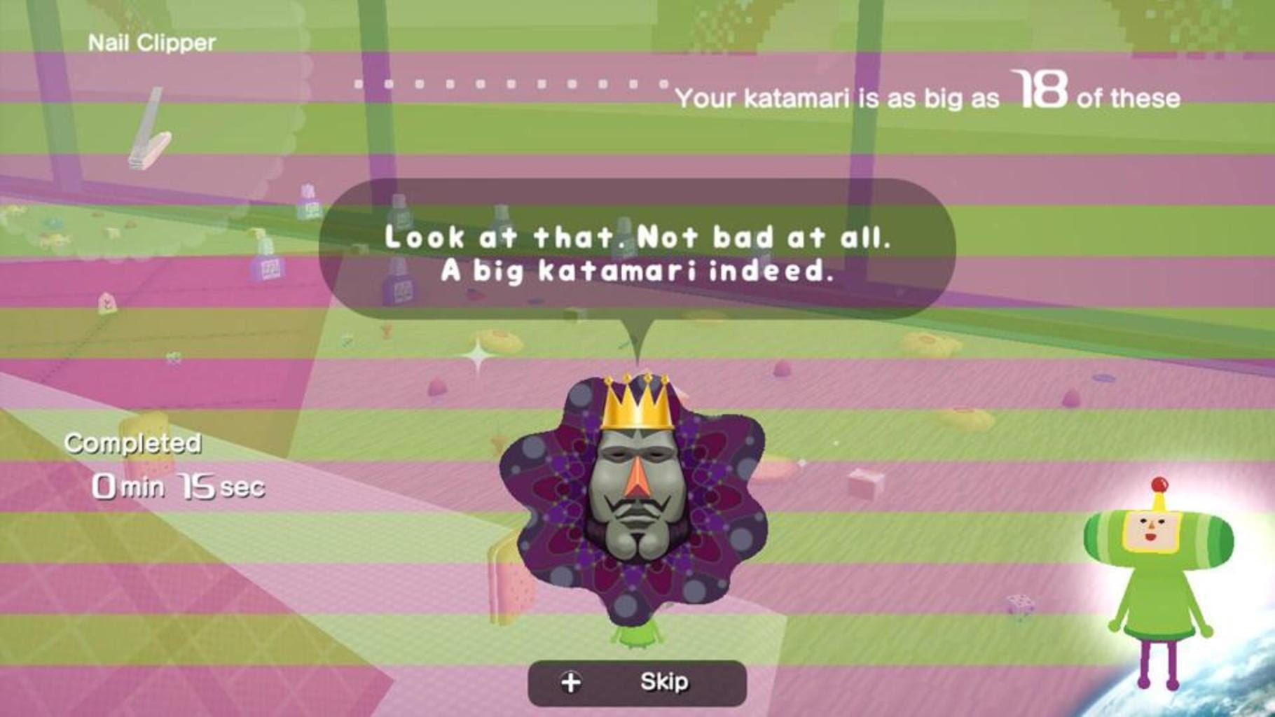 Bild från Katamari Damacy REROLL