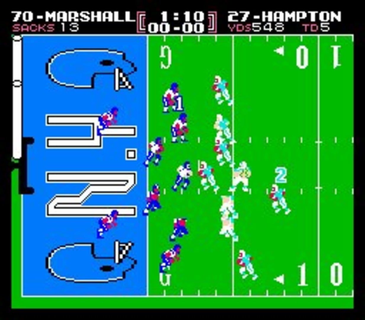 Bild från Tecmo Bowl