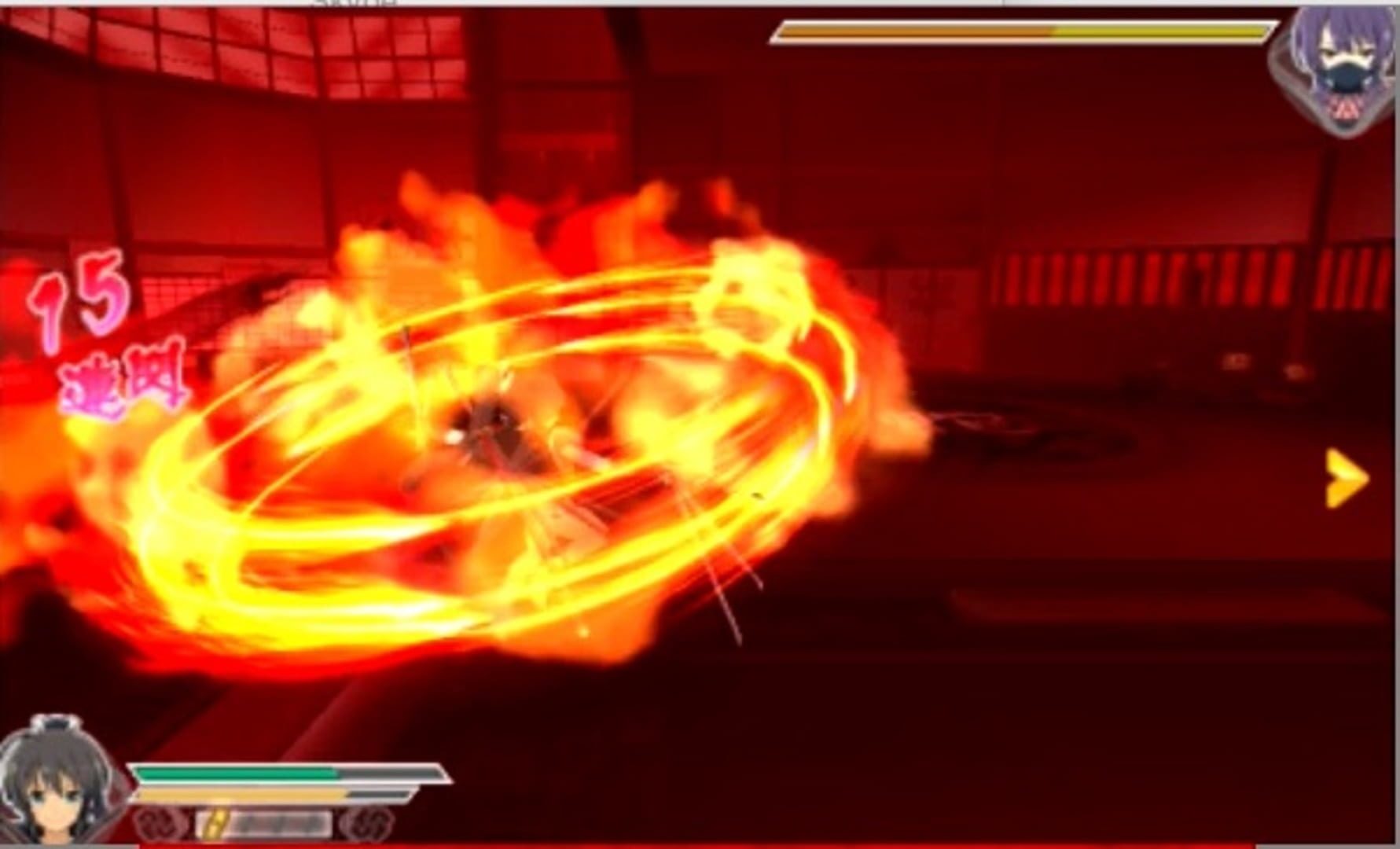 Bild från Senran Kagura 2: Deep Crimson