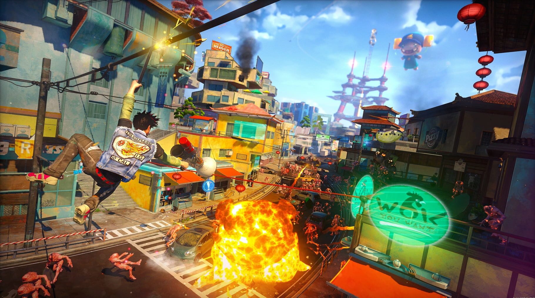 Bild från Sunset Overdrive