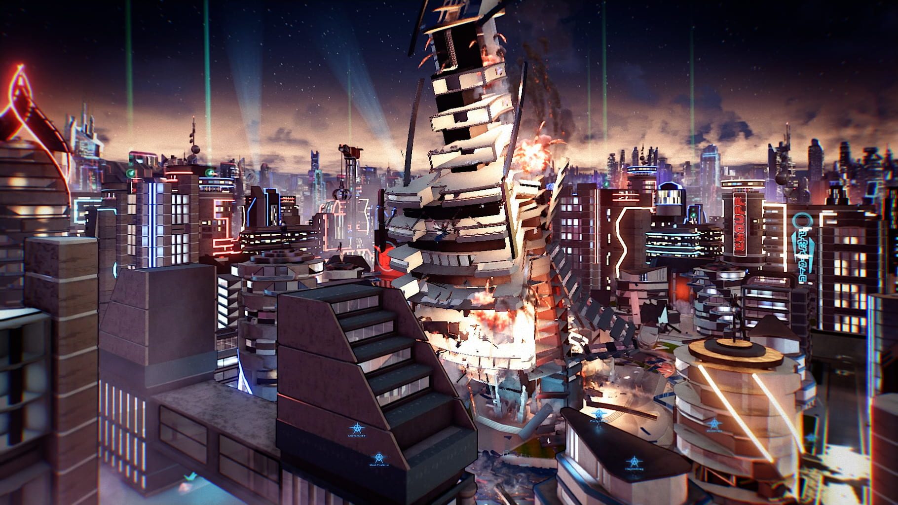 Bild från Crackdown 3