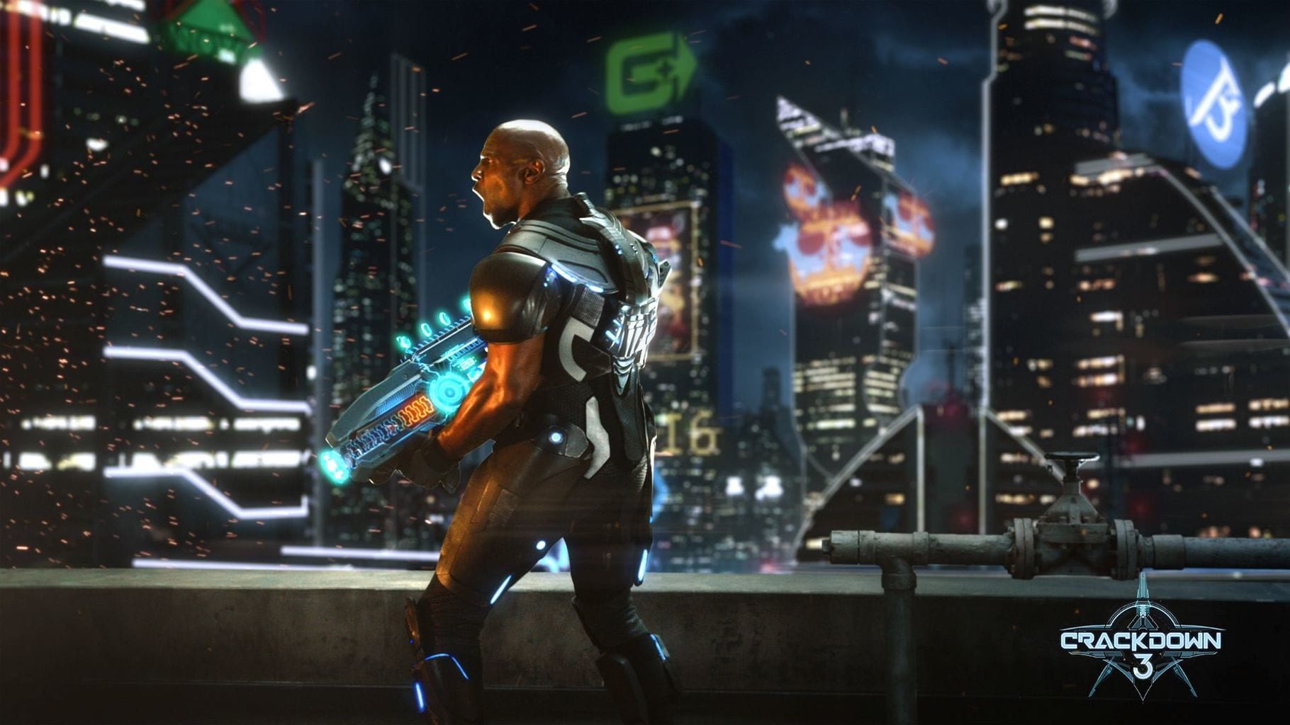 Bild från Crackdown 3