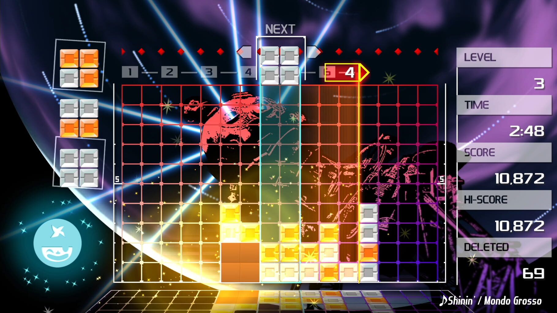 Bild från Lumines Remastered