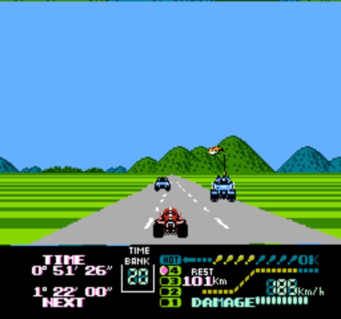 Bild från Famicom Grand Prix II: 3D Hot Rally