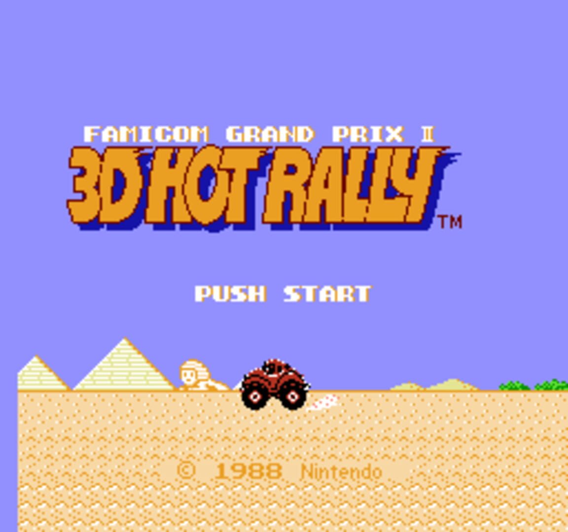 Bild från Famicom Grand Prix II: 3D Hot Rally