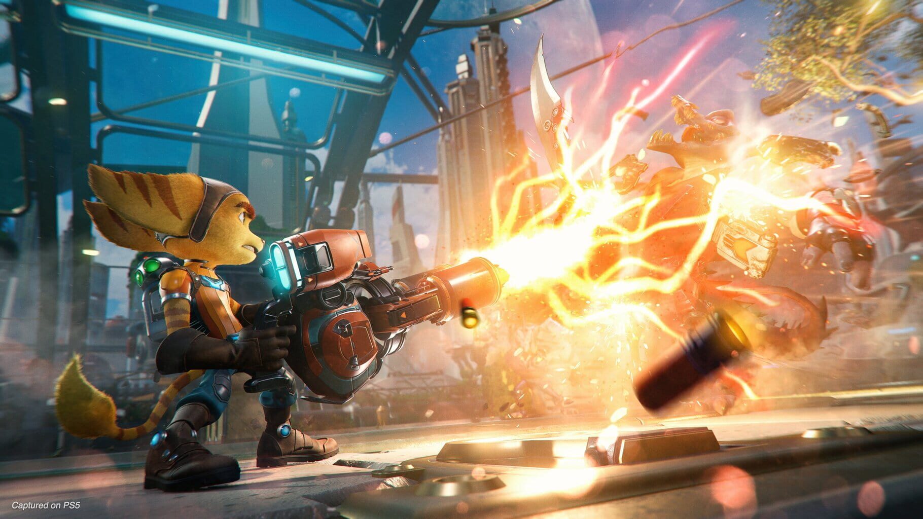 Bild från Ratchet & Clank: Rift Apart