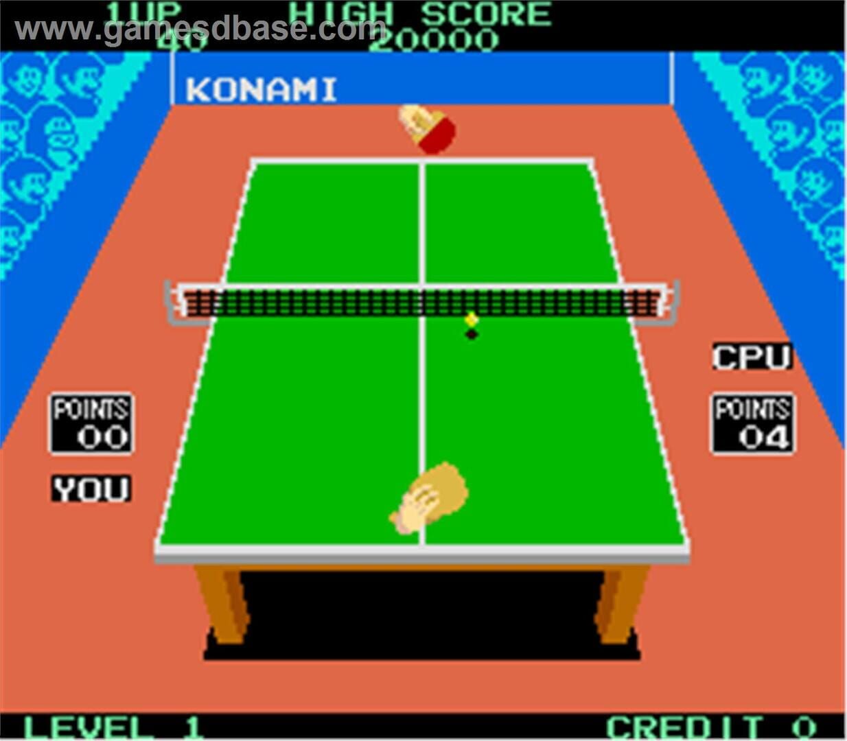 Bild från Konami’s Ping Pong