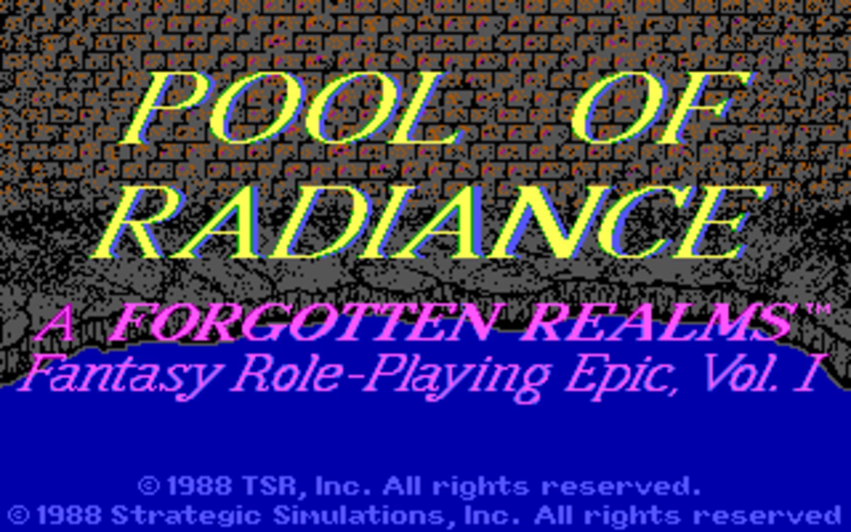 Bild från Advanced Dungeons & Dragons: Pool of Radiance